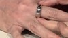 Zilveren ring met een Onverhitte Purper Saffier