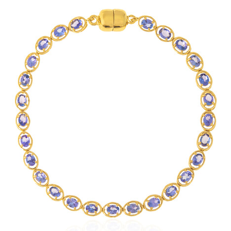 Tansanit-Silberarmband