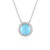 Collar en plata con Turquesa bella durmiente (Faszination Türkis)