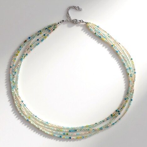 Collana in argento con Berillo Fancy