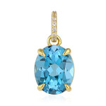 Colgante en plata con Topacio de Marambaia