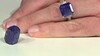 Anillo en plata con Tanzanita (Gems en Vogue)