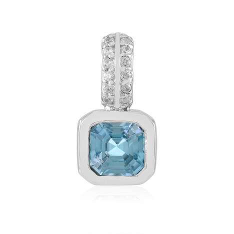 Colgante en plata con Zircón de Ratanak Kirí (Adela Silber)