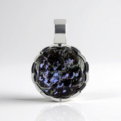 Ciondolo in argento con Opale Leopardo