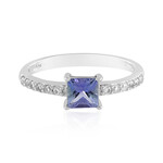 Anello in argento con Tanzanite