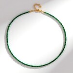 Collana in argento con Smeraldo Zambia
