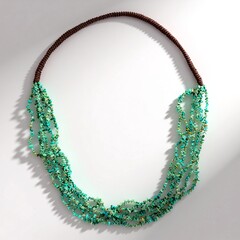 Collana con Turchese Verde (Desert Chic)