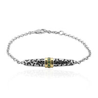 Bracciale in argento con Tsavorite del Kenya (Remy Rotenier)