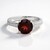 Anello in argento con Granato Mozambico