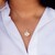 Colgante en plata con Piedra del sol de Oregón
