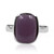 Lepidolite Silver Ring