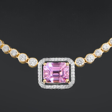 AAA-Kunzit-Goldcollier (de Melo)