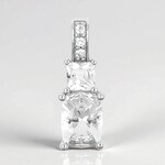 Ciondolo in argento con Danburite