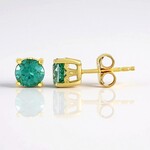 Orecchini in argento con Topazio Cayman (Gems en Vogue)