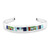 Zilveren armband met Blauwe Kingman Mohave Turkooisen (Jones Lee)