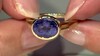 Anillo en oro con Tanzanita AAA