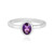 Sibirischer Amethyst-Silberring