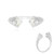 9K I2 (H) Diamond Gold Ring (de Melo Gold)