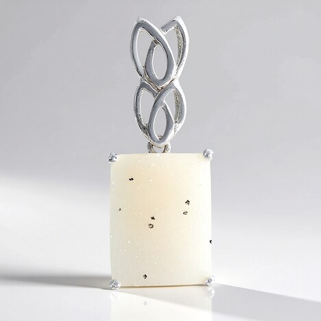 Ciondolo in argento con Agata Glitter