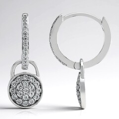 Orecchini in argento con Zircone
