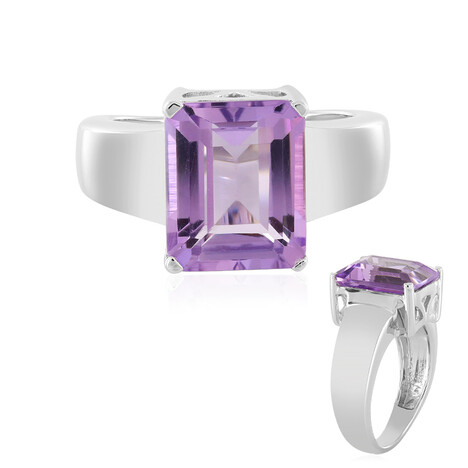 Zilveren ring met een Azuurblauwe Kwarts