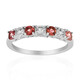 Anello in argento con Tormalina Rosa Brasiliana
