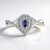 Anello in argento con Tanzanite