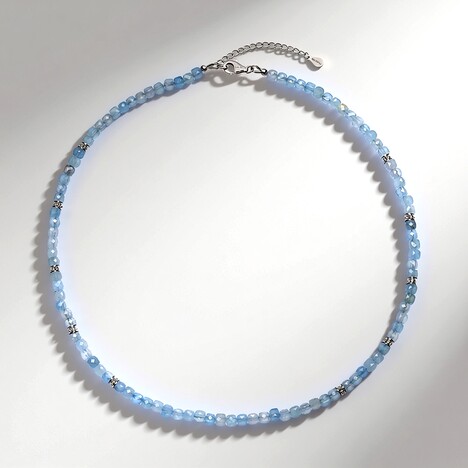 Collana in argento con Acquamarina