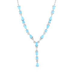 Sleeping Beauty-Türkis-Silbercollier (Faszination Türkis)