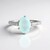 Anello in argento con Opale Paraiba