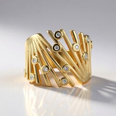 Anello in oro con Diamante I2 (H) (de Melo Gold)