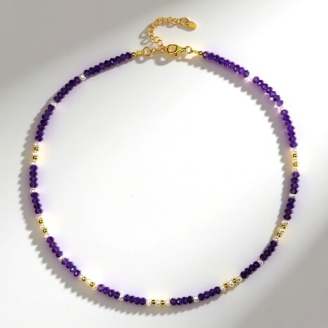 Collier en argent et Améthyste