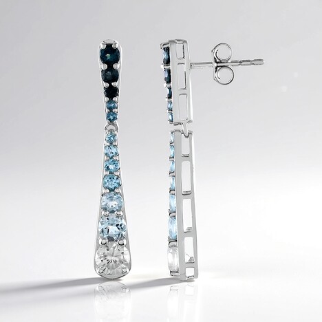 Orecchini in argento con Zircone (KM by Juwelo)