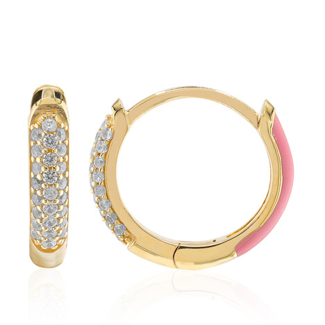 Zirkon-Silberohrringe (M de Luca)