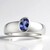 Anello in argento con Tanzanite (Pallanova)