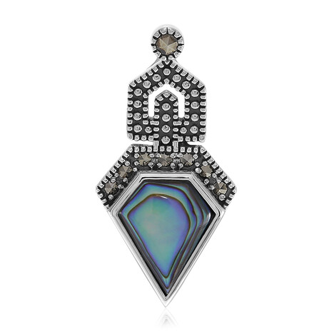 Pendentif en argent et Coquillage d'Abalone