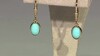 Pendientes en plata con Turquesa bella durmiente (Faszination Türkis)