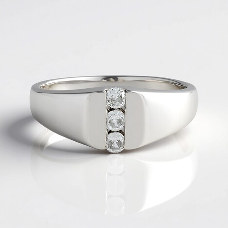 Anello in argento con Zircone