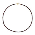 Collar en plata con Granate de Mozambique