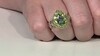 Anillo en plata con Fluorita verde (Gems en Vogue)