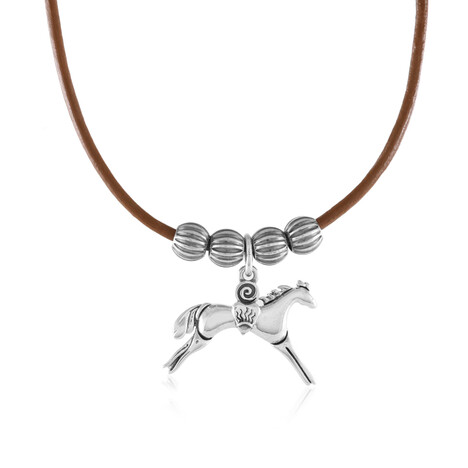 Lederhalskette (Desert Chic)