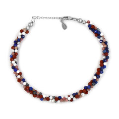 Zilveren armband met lapis lazulistenen