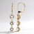 Boucles d'oreilles en or et Morganite AAA