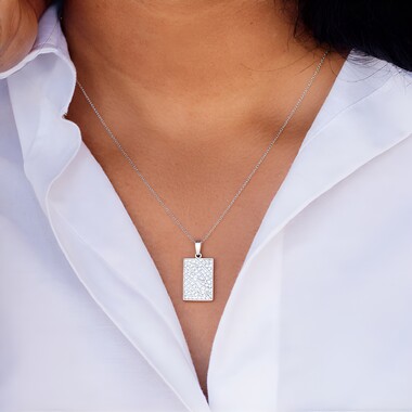Colgante en plata con Zircón