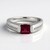 Anello in argento con Rubino del Madagascar (de Melo Essence)