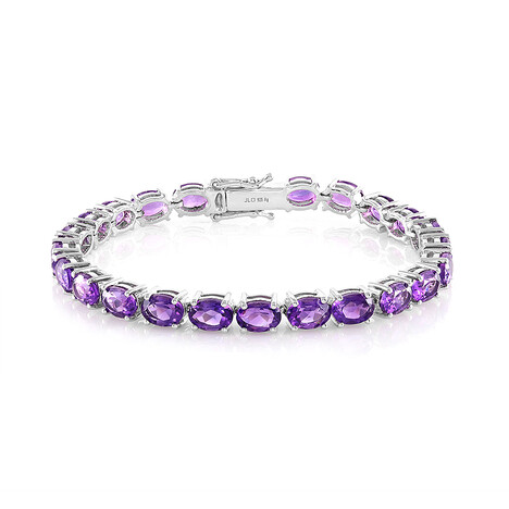 Marokkanischer Amethyst-Silberarmband