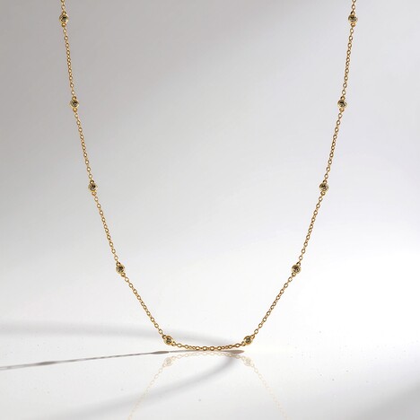 Collana in oro con Diamante Cioccolato I2 (SUHANA)