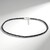 Collana in argento con Ematite Nera