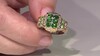 Anillo en plata con Tsavorita de Tanzania (Gems en Vogue)