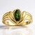 Gouden ring met een chroom toermalijn